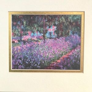 NWOT Monet Matted Print Picture